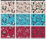 1yd Cut Magical Christmas Small Scale Black Cotton Lycra 1yd Cut Magical Christmas Small Scale Black Cotton Lycra