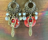 goddess moon dance ritual earrings