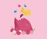 Pink Princess on Pink Panel Swim
