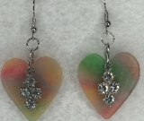 Sparkled Marble Hearts
