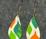 Tropical Leaves on white