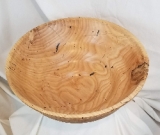 Large Ash-bored Ash Bowl (16 Large Ash-bored Ash Bowl (16